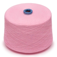 Пряжа в бобинах, Zafer tekstil, B-131 светло-розовый, 60% хлопок/ 40% акрил