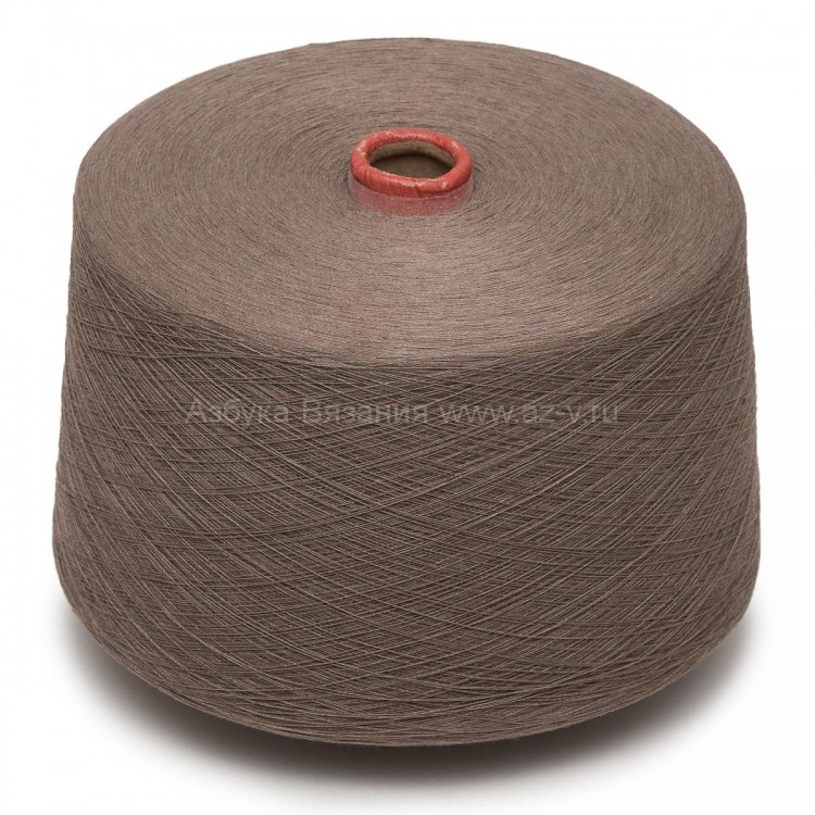 Пряжа в бобинах, Zafer tekstil, 3003 светло-коричневый, 60% хлопок/ 40% акрил 