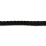 Шнур люкс 5 мм, чёрный 001, полиэфир