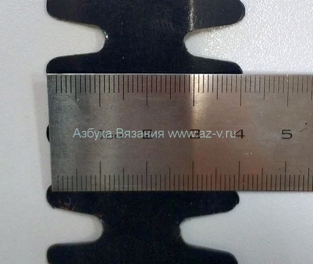 Плёнка ацетатная эглет-пакет, B40, шаг 14 мм, чёрная