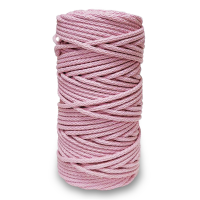 Шнур хлопковый для шитья ср. жесткости 5 мм., светло розовый, AZ 5-SH-131