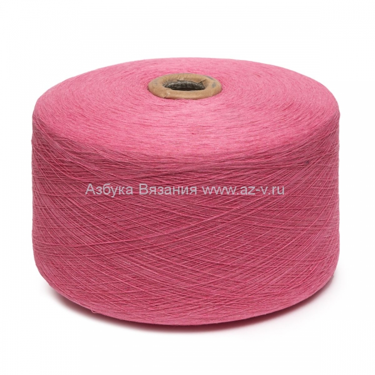 Пряжа в бобинах, Zafer tekstil, А-603 розовый, 60% хлопок/ 40% акрил