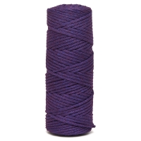 Шнур хлопковый 3 мм., 100 м., фиолетовый, AZ 3-134
