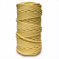 Шнур хлопковый для шитья ср. жесткости 5 мм., желтый, AZ 5-SH-1231
