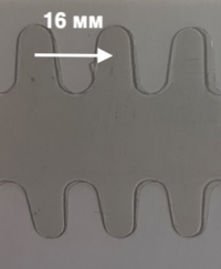 Плёнка для обжима кончиков шнурка для пакетов CO-HT03, 16 мм, прозрачная