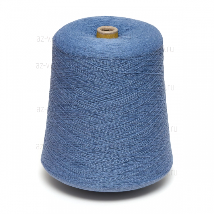 Пряжа в бобине DOTEKS, джинс 7352, 50% шерсть, 50% акрил, Nm 32/2