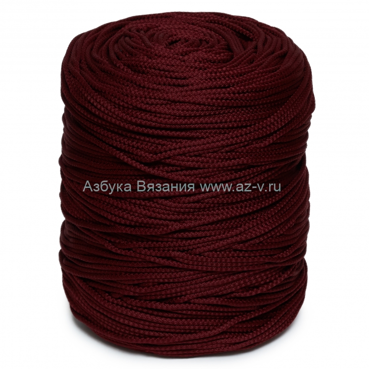 Шнур-гамак 5 мм, слива 163, полиэфир