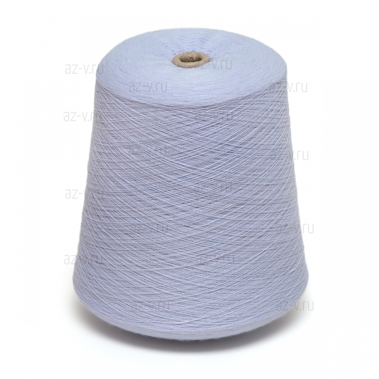 Пряжа в бобине DOTEKS, светлая лаванда 6284, 50% шерсть, 50% акрил, Nm 32/2
