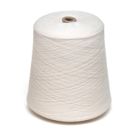 Пряжа в бобине DOTEKS, слоновая кость 5682, 50% шерсть, 50% акрил, Nm 32/2