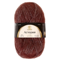 Пряжа "Астория", меланж 1 400, хлопок 65%, шерсть 35%, 50 г.