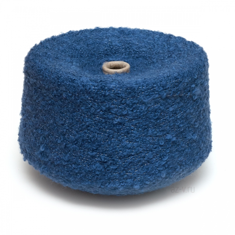 Пряжа в бобине SIRECI, джинс 4823, 70% акрил, 15% шерсть, 15% ПА, Nm 3/1