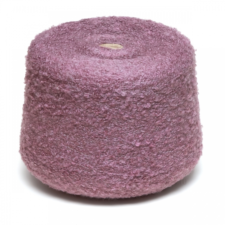 Пряжа в бобине SIRECI, пепельно-розовый 1733, 70% акрил, 15% шерсть, 15% ПА, Nm 3/1