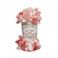 Пряжа Alize Puffy Color, 5922, микрополиэстер 100%, 100 г.  