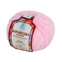 Пряжа "Карамелька", розовый 056, акрил 100%, 50 г. 