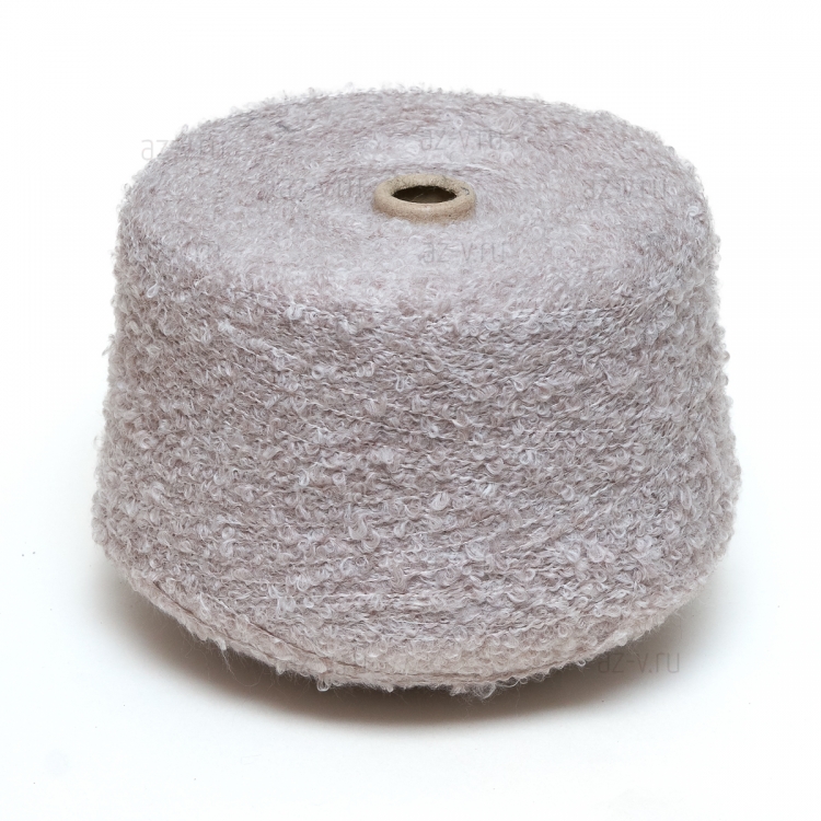 Пряжа в бобине SIRECI, светло-бежевый 7258, 70% акрил, 15% шерсть, 15% ПА, Nm 3/1