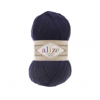 Пряжа Alize Lanagold Plus, чернильный 590  , 49% шерсть, 51% акрил, 100 гр.        