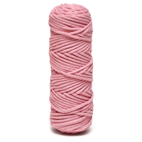 Шнур хлопковый 5 мм.,  50 м., светло розовый, AZ 5-131