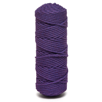 Шнур хлопковый 5 мм.,  50 м., фиолетовый, AZ 5-134