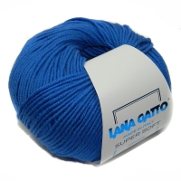 Пряжа SuperSoft "Синий" (13993) 100% меринос экстрафайн, 50г.                            