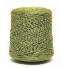 Пряжа в бобине, Valespecial, VERDE, 35% шерсть, 20% кашемир, 30% вискоза, 15% полиамид