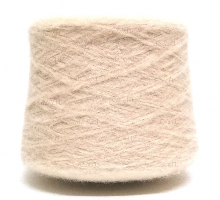 Пряжа в бобине, Pearl Jam, BEIGE, 75% меринос экстрафайн, 15% супер кид мохер, 10% полиамид