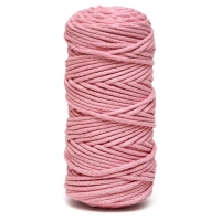 Шнур хлопковый 5 мм., 100 м., светло розовый, AZ 5-131