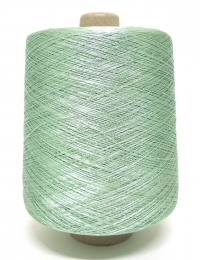 Пряжа в бобине, Biscotti, 104, 92% вискозный шёлк, 8% мини пайетки 1мм