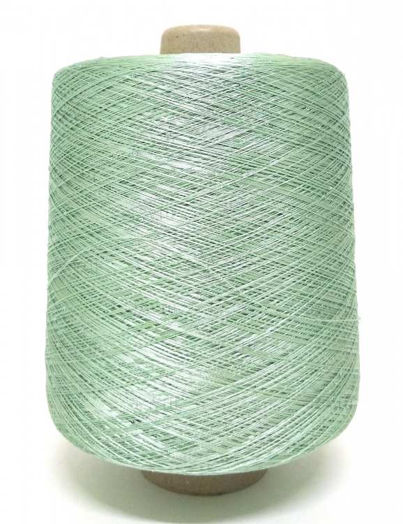 Пряжа в бобине, Biscotti, 104, 92% вискозный шёлк, 8% мини пайетки 1мм