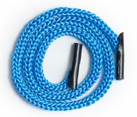 Шнур для пакетов с наконечником, светло-голубой, 5 мм