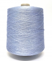 Пряжа в бобине, Biscotti, 095, 92% вискозный шёлк, 8% мини пайетки 1мм