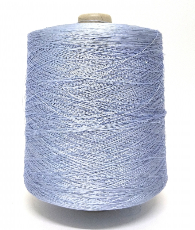 Пряжа в бобине, Biscotti, 095, 92% вискозный шёлк, 8% мини пайетки 1мм