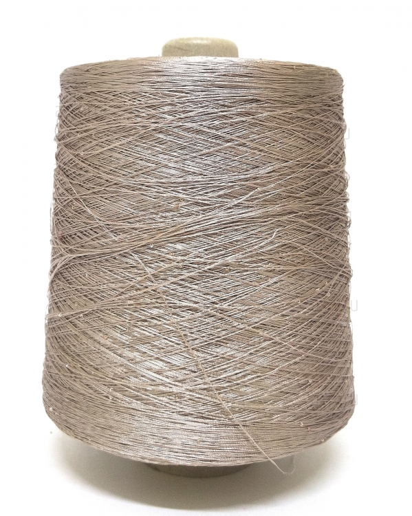 Пряжа в бобине, Biscotti, 151, 92% вискозный шёлк, 8% мини пайетки 1мм