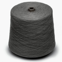 Пряжа в бобине Zafer tekstil, темно серый T21708, 100% акрил, Nm 32/2