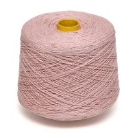 Пряжа в бобине, Zegna Baruffa Summer PePe, пудра 595426, 82% хлопок, 8% шёлк, 10% кашемир