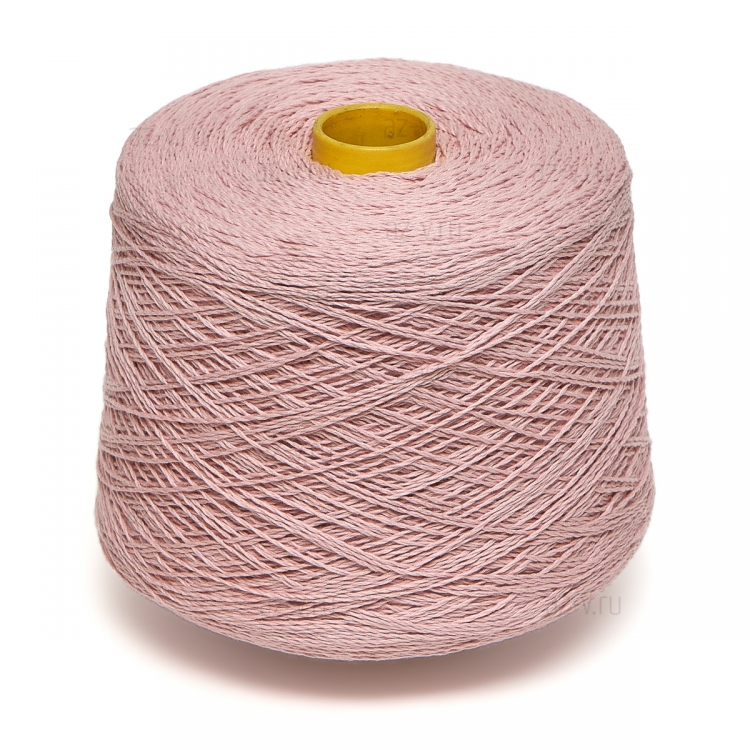 Пряжа в бобине, Zegna Baruffa Summer PePe, пудра 595426, 82% хлопок, 8% шёлк, 10% кашемир