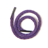 Шнур для пакетов, хлопок, фиолетовый, 5 мм