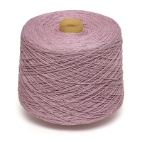 Пряжа в бобине, Zegna Baruffa Summer PePe, пыльная роза 852904, 82% хлопок, 8% шёлк, 10% кашемир