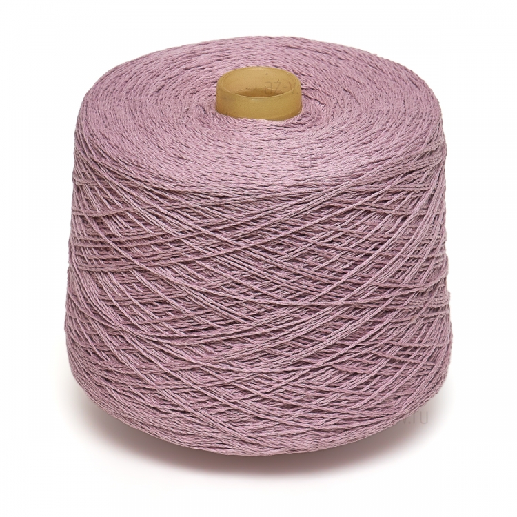 Пряжа в бобине, Zegna Baruffa Summer PePe, пыльная роза 852904, 82% хлопок, 8% шёлк, 10% кашемир