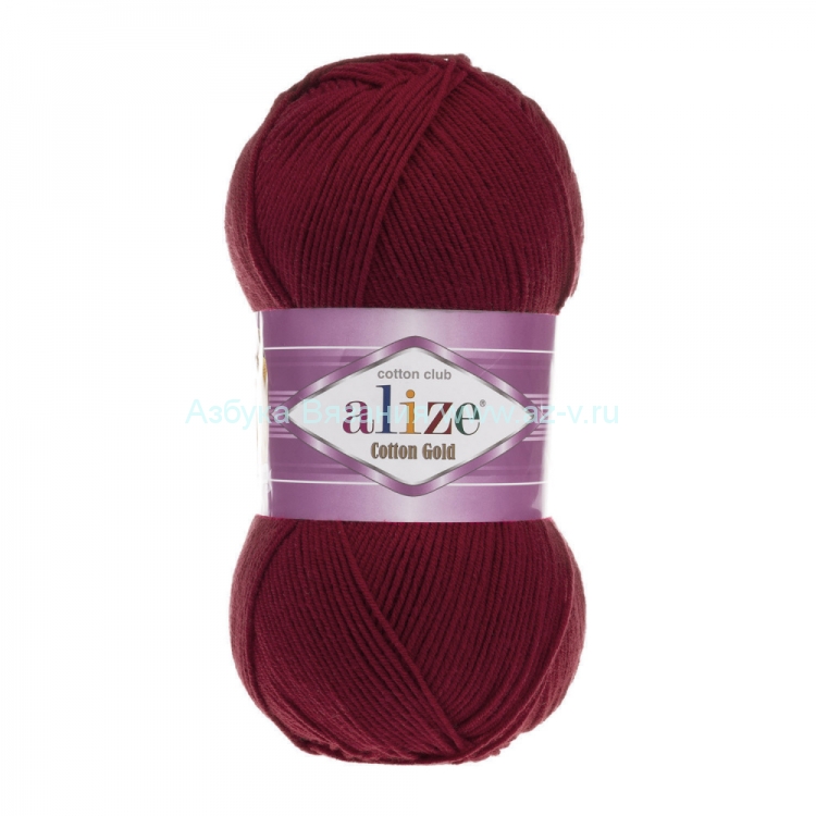 Пряжа Alize Cotton Gold, 390, 55% хлопок, 45% акрил, 100 гр.