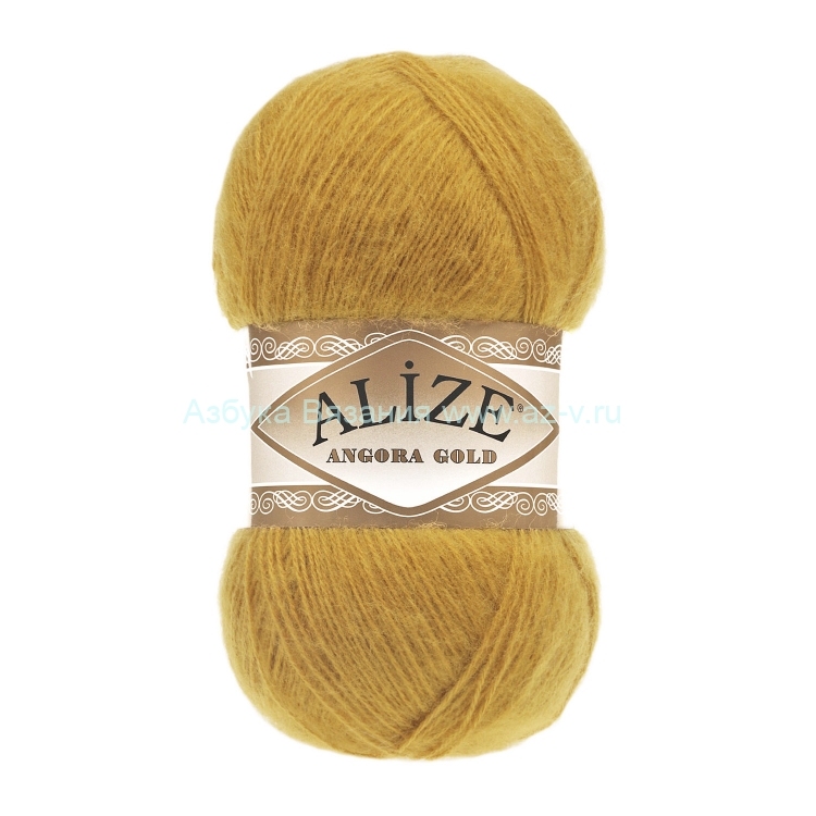 Пряжа Alize Angora Gold 002, 20% шерсть, 80% акрил, 100 гр