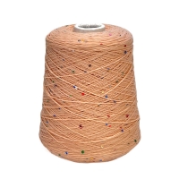 Пряжа в бобине, Paillettes Merino, 150487 бежевый, 100% меринос