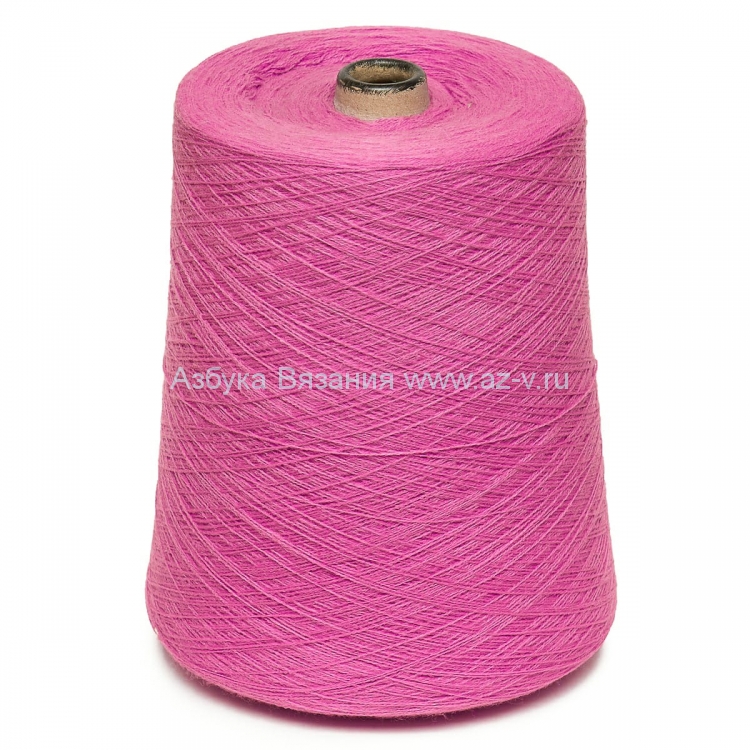 Пряжа в бобине Zafer tekstil, яркий розовый T28264, 100% акрил, Nm 32/2