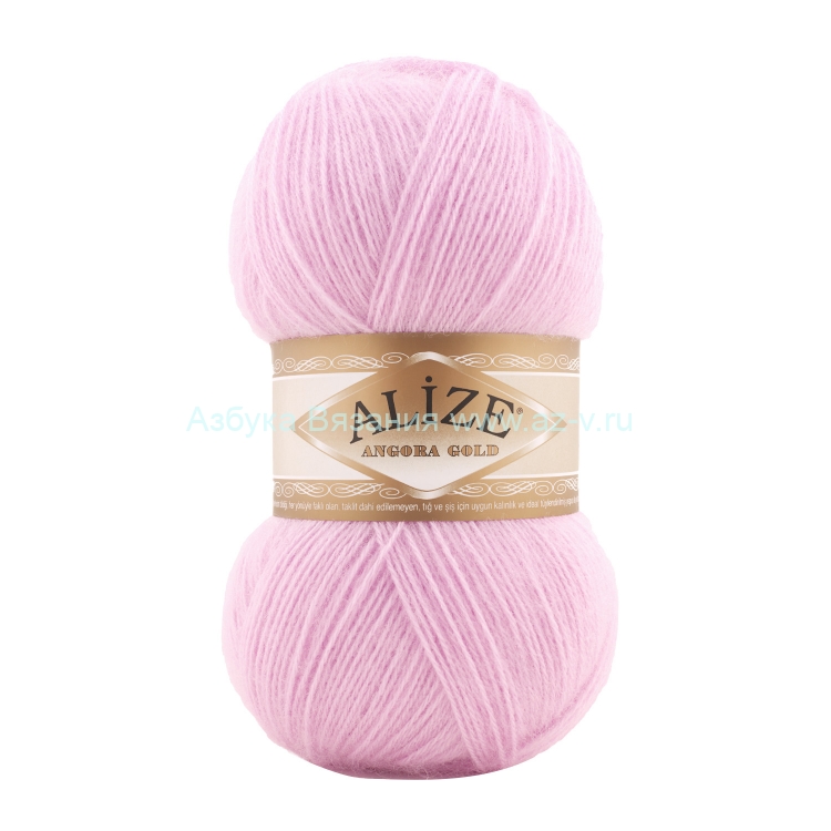 Пряжа Alize Angora Gold 185 20% шерсть, 80% акрил, 100 гр