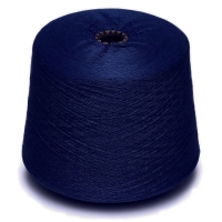 Пряжа в бобине Zafer tekstil, темно синий 34733, 50% Хлопок/50% Акрил , Nm 32/2, Турция