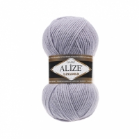 Пряжа Alize Lanagold, светло-серый 200, 49% шерсть, 51% акрил, 100 гр. 