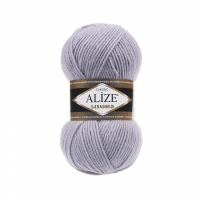 Пряжа Alize Lanagold, светло-серый 200, 49% шерсть, 51% акрил, 100 гр. 
