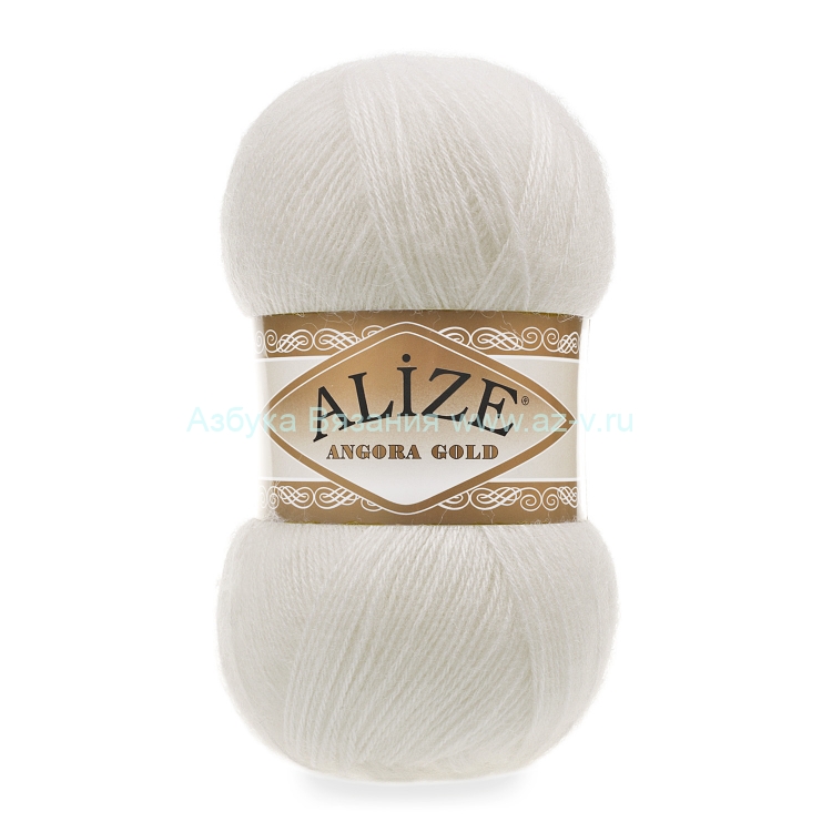 Пряжа Alize Angora Gold 450 20% шерсть, 80% акрил, 100 гр 