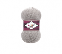 Пряжа Alize Superwash Comfort Socks, серый меланж 021, 75% шерсть, 25% полиамид, 100 гр.