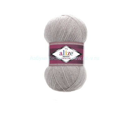 Пряжа Alize Superwash Comfort Socks, серый меланж 021, 75% шерсть, 25% полиамид, 100 гр.