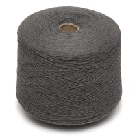 Пряжа в бобине Zafer tekstil, 22710 тёмно-серый, 50% Хлопок/50% Акрил , Ne 20/2, Турция